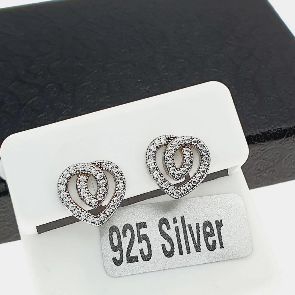 "925 sterling silver luxury CZ earrings for women/girls, Best for gift, RJUS2183